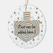Hanukkah Circle Ornament (Links)