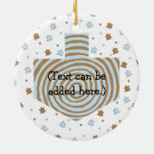 Hanukkah Circle Ornament (Achterkant)