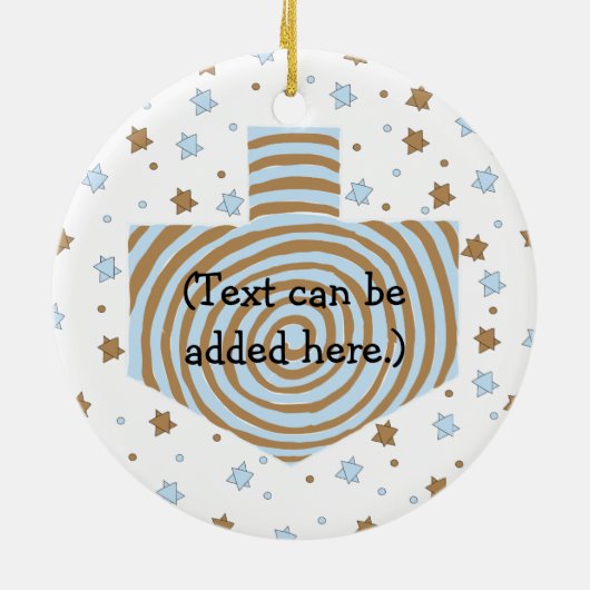 Hanukkah Circle Ornament (Achterkant)