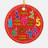 Hanukkah Circle Ornament (Voorkant)