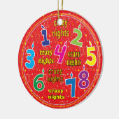 Hanukkah Circle Ornament (Links)