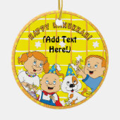 Hanukkah Circle Ornament (Voorkant)
