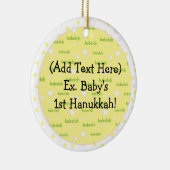 Hanukkah Circle Ornament (Rechts)
