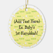 Hanukkah Circle Ornament (Links)