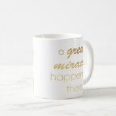 Hanukkah daar gebeurde een geweldig wonder koffiemok (Voorkant rechts)