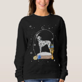 Hanukkah Dalmatian Dog Snow Globe Pajama Trui (Voorkant)