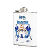 Hanukkah Dancing Dreidels en Jelly Doughnuts Heupfles (Links)