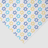 Hanukkah Davidster Tissuepapier (Detail)