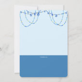 Hanukkah Dinner Party Invitation Kaart (Achterkant)