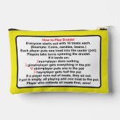 Hanukkah Dino Latker Eat Dreidel Game Accessoire Etui (Achterkant)