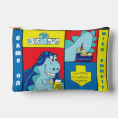 Hanukkah Dino Latker Eat Dreidel Game Accessoire Etui (Voorkant)