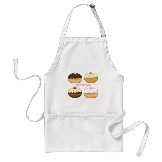 Hanukkah Donuts Apron Standaard Schort (Voorkant)