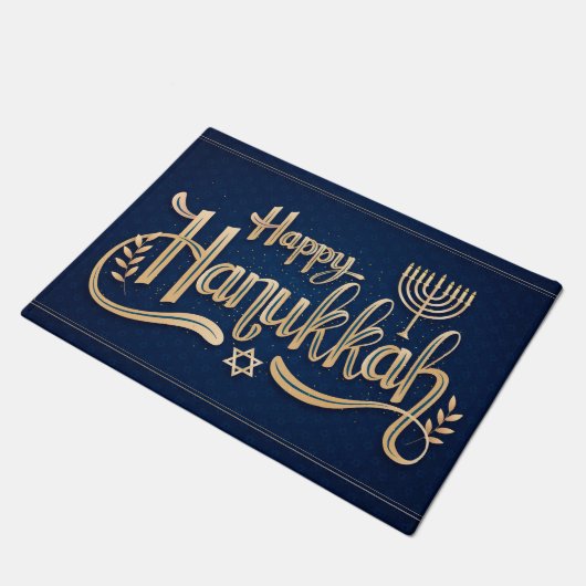 Hanukkah Doormat Deurmat (Schuin)