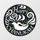 Hanukkah Dove Love Window Cling Raamsticker (Vel)