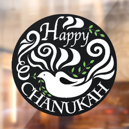 Hanukkah Dove Love Window Cling Raamsticker