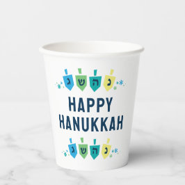 Hanukkah Draai-tol Feest Papieren Bekers