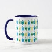 Hanukkah Draaietop Feest Mug Mok (Links)