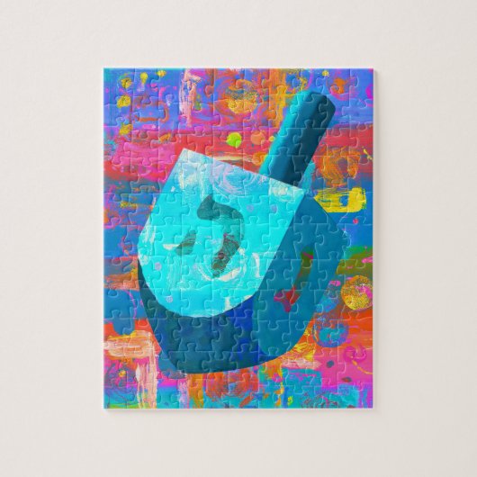 Hanukkah Draaietop Legpuzzel (Verticaal)