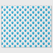 Hanukkah-draaitol  cadeaupapier (Vlak)