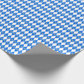 Hanukkah Dreidel Argyle Pattern Cadeaupapier (Hoek)