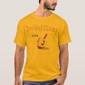 HANUKKAH DREIDEL CHAMP 2014 T SHIRT (Voorkant)