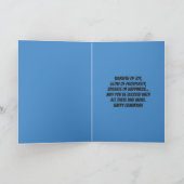 Hanukkah Dreidel Cutout Feestdagen Kaart (Binnen)