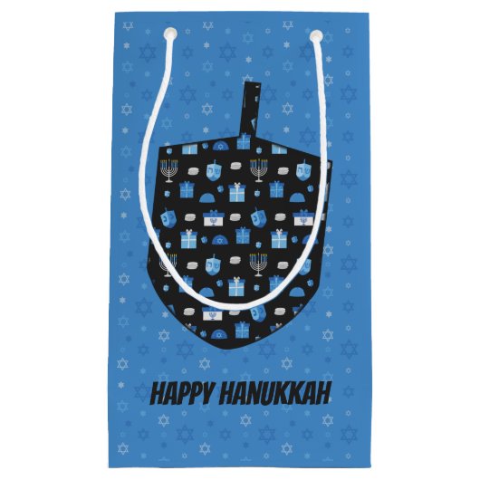 Hanukkah Dreidel Cutout Klein Cadeauzakje (Voorkant)