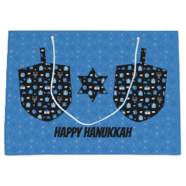 Hanukkah Dreidel Cutout Large Cadeautasje
