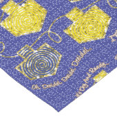 Hanukkah Dreidel Dreidel Dreidel Lange Tafelloper (Hoek)