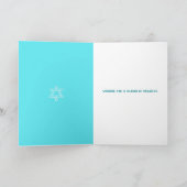 Hanukkah Dreidel Feestdagen Kaart (Binnen)