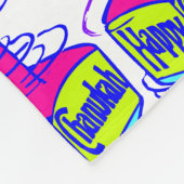 Hanukkah Dreidel Fleece Deken (Hoek)