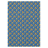 Hanukkah Dreidel Game Gelt Dark Blue Tafelkleed (Voorkant)