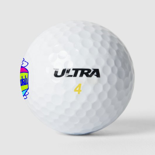 Hanukkah Dreidel Golfballen (Logo)