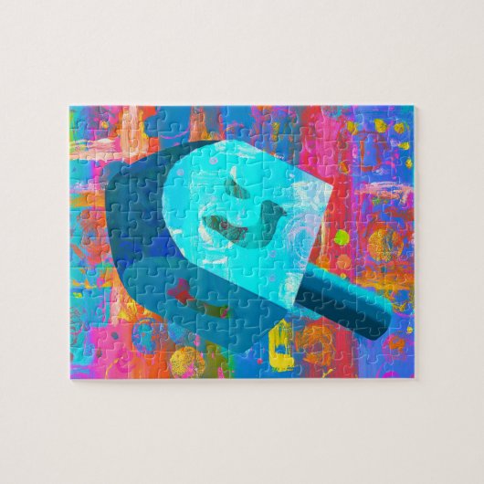Hanukkah Dreidel Legpuzzel (Horizontaal)