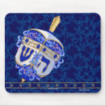 Hanukkah Dreidel Mousepad Muismat<br><div class="desc">Hanukkah Dreidel Mousepad</div>