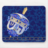 Hanukkah Dreidel Mousepad Muismat (Voorkant)