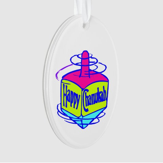Hanukkah Dreidel Ornament (voorkant)