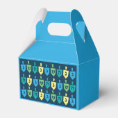 Hanukkah Dreidel Party Favor Boxes Bedankdoosjes (Achterkant)