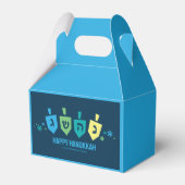 Hanukkah Dreidel Party Favor Boxes Bedankdoosjes (Voorkant Zijde)