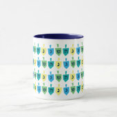 Hanukkah Dreidel Party Mug Mok (Midden)