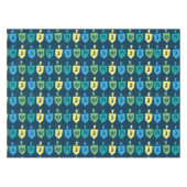 Hanukkah Dreidel Party Tablecloth Tafelkleed (Voorkant (Horizontaal))
