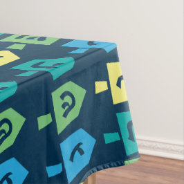 Hanukkah Dreidel Party Tablecloth Tafelkleed