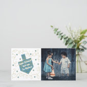 Hanukkah Dreidel Pinwheel Feestdagenkaart (Staand voorkant)