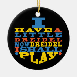 Hanukkah "Dreidel Play"/Circle Ornament