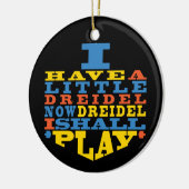 Hanukkah "Dreidel Play"/Circle Ornament (Links)