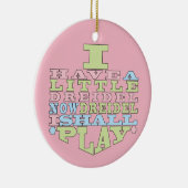 Hanukkah "Dreidel Play"/Circle Ornament (Rechts)