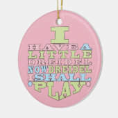 Hanukkah "Dreidel Play"/Circle Ornament (Links)