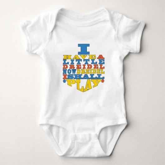 Hanukkah "Dreidel Play" Kinder T-shirt (Voorkant)