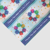 Hanukkah Dreidel Tissue Paper Tissuepapier (Detail)