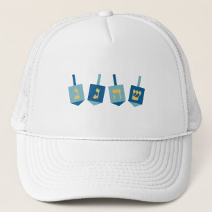 Hanukkah Dreidel Trucker Pet